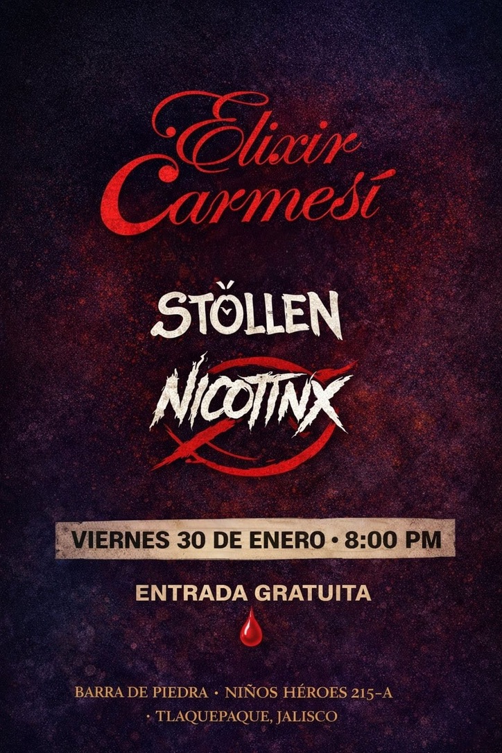 Barra de Piedra — Elixir Carmesí